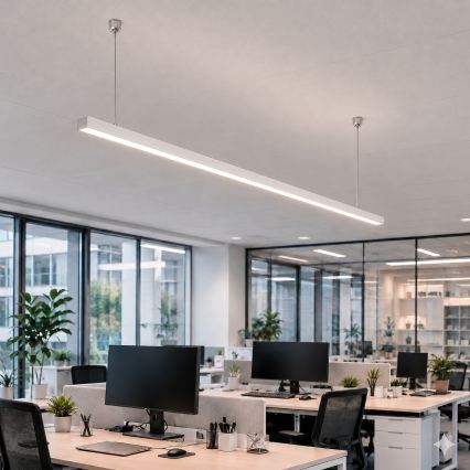 Brilagi - LED Pendant Light FULLDAY LED/30/40/50W/230V 2700/4000/6000K 150 cm white