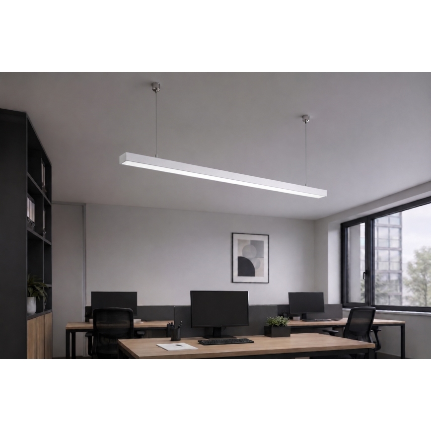 Brilagi - LED Pendant Light FULLDAY LED/30/40/50W/230V 2700/4000/6000K 150 cm white