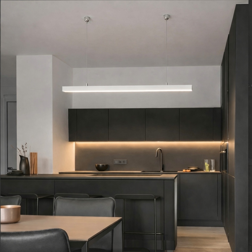 Brilagi - LED Pendant Light FULLDAY LED/30/40/50W/230V 2700/4000/6000K 150 cm white