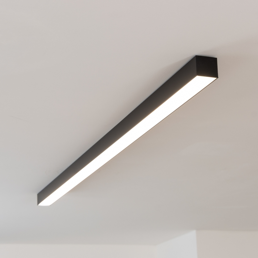 Brilagi - FULLDAY LED surface-mounted ceiling light LED/10/15/20W/230V 2700/4000/6000K 60 cm UGR19 black