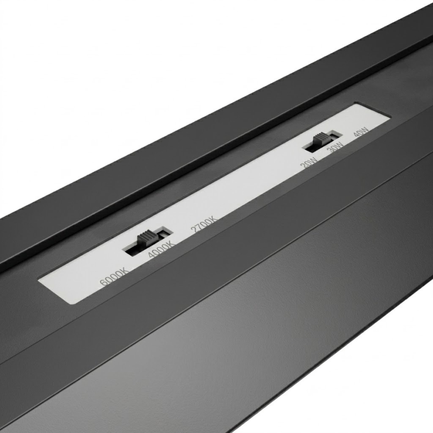 Brilagi - FULLDAY LED Surface-Mounted Ceiling Light, 20/30/40W, 230V, 2700/4000/6000K, 120 cm, Black