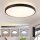 Brilagi - GLASS POOL DOUBLE Dimmable LED Ceiling Light 80W/230V, Tunable White 3000–6000K, 60 cm, Black + Remote Control
