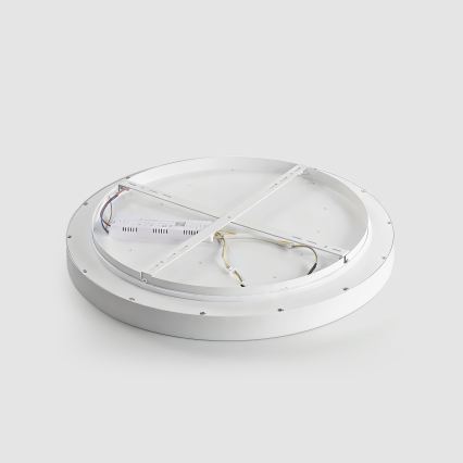 Brilagi - GLASS POOL DOUBLE LED Dimmable Ceiling Light, 48W/230V, Tunable 3000–6000K, 40 cm, White + Remote Control