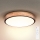 Brilagi - GLORIA LED Dimmable Ceiling Light 48W, 230V, 3000–6500K, Oak, Ø 40 cm + Remote Control