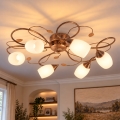 BRILAGI - GRACE Ceiling Light 6xE27/40W/230V Ø 79 cm patina/copper