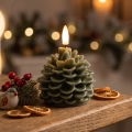BRILAGI - Green LED Candle LED/1xCR2032