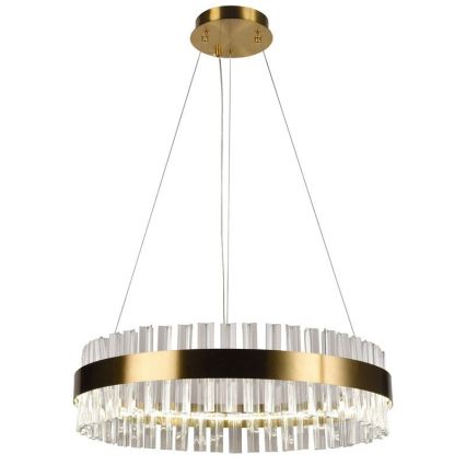 Brilagi - HALO LED Dimmable Crystal Pendant Chandelier on Cable LED/40W/230V 3000-6500K diam. 60 cm + remote control