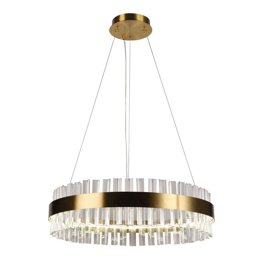 Brilagi - HALO LED Dimmable Crystal Pendant Chandelier on Cable LED/40W/230V 3000-6500K diam. 60 cm + remote control