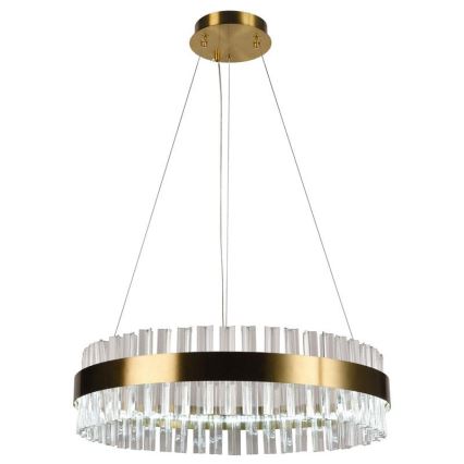 Brilagi - HALO LED Dimmable Crystal Pendant Chandelier on Cable LED/40W/230V 3000-6500K diam. 60 cm + remote control