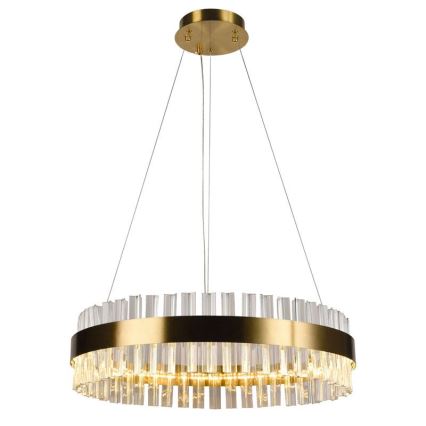 Brilagi - HALO LED Dimmable Crystal Pendant Chandelier on Cable LED/40W/230V 3000-6500K diam. 60 cm + remote control