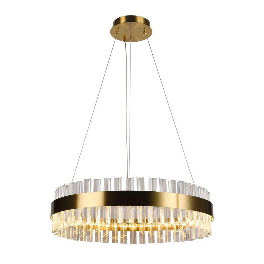 Brilagi - HALO LED Dimmable Crystal Pendant Chandelier on Cable LED/40W/230V 3000-6500K diam. 60 cm + remote control