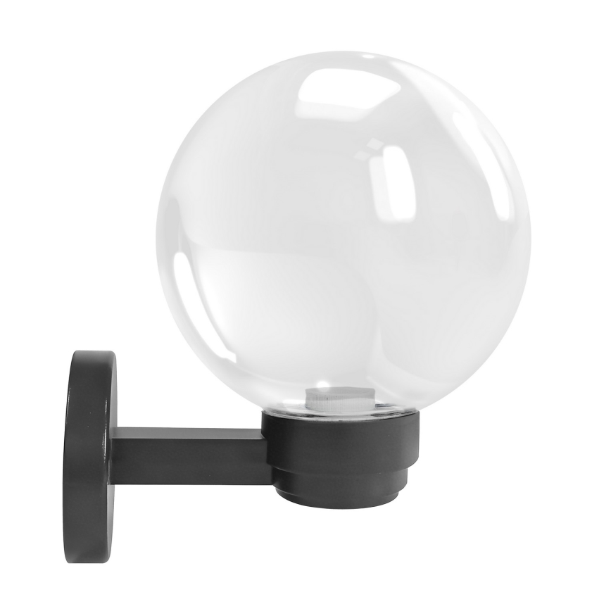 Brilagi - HARBOR Outdoor Wall Light 1xE27/40W/230V IP33 Anthracite/Clear