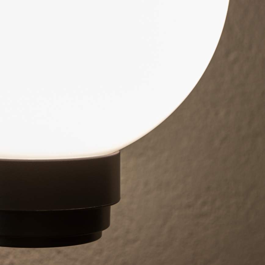 BRILAGI - HARBOR Outdoor Wall Light with Motion Sensor 1xE27/40W/230V IP33 Black/White
