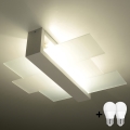 Brilagi - HERA LED Ceiling Light, 2× E27, 7.5W, 230V, White