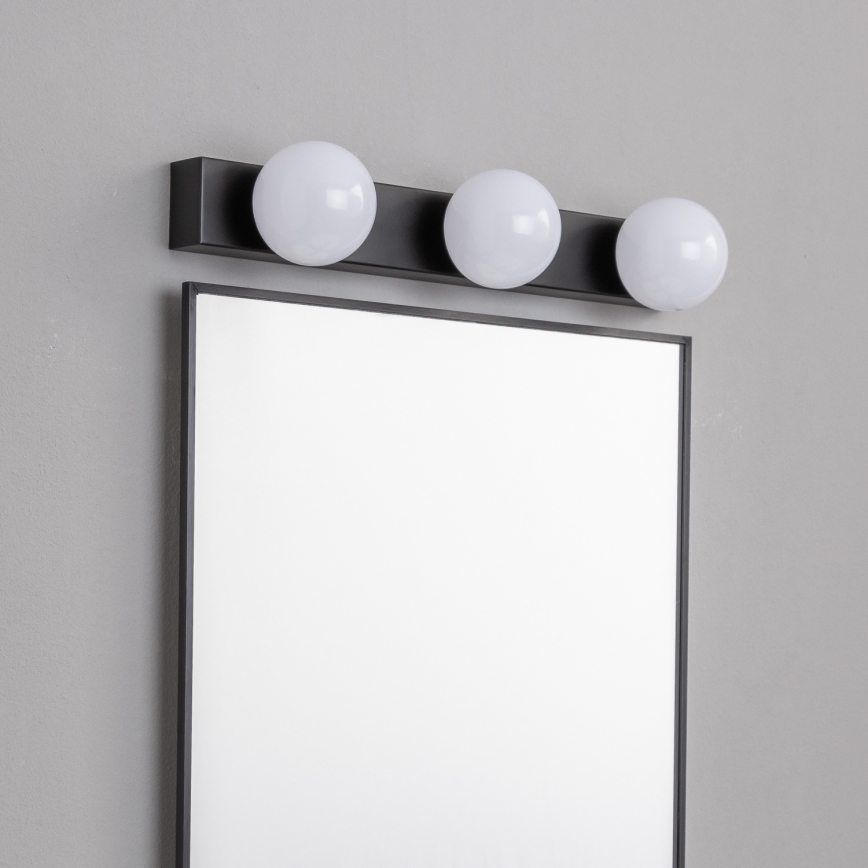 Brilagi - HOLLYWOOD LED Bathroom Mirror Light 3xLED/3W/230V 39 cm IP44 Black