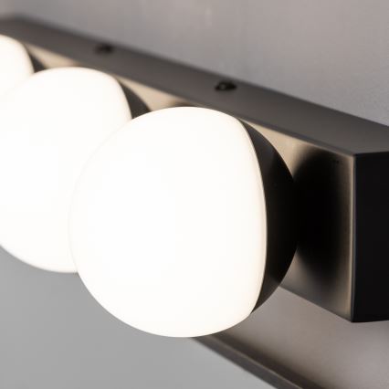 Brilagi - HOLLYWOOD LED Bathroom Mirror Light 3xLED/3W/230V 39 cm IP44 Black