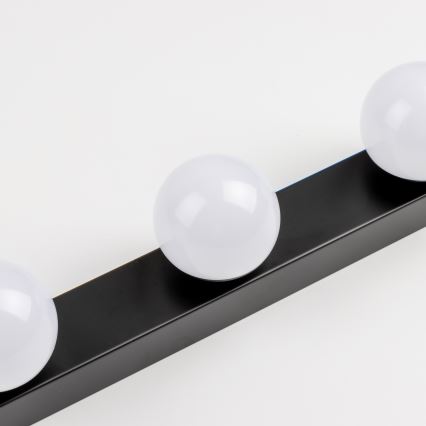Brilagi - HOLLYWOOD LED Bathroom Mirror Light 3xLED/3W/230V 39 cm IP44 Black