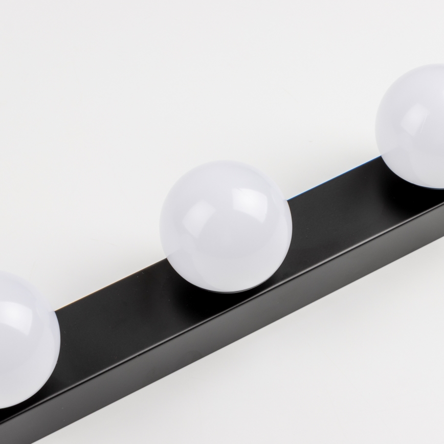 Brilagi - HOLLYWOOD LED Bathroom Mirror Light 3xLED/3W/230V 39 cm IP44 Black