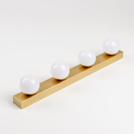 Brilagi - HOLLYWOOD LED Bathroom Mirror Light 4xLED/3W/230V 53 cm IP44 Gold
