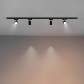 Brilagi - HUSKY track-mounted spotlight 4x GU10/10W/230V, black