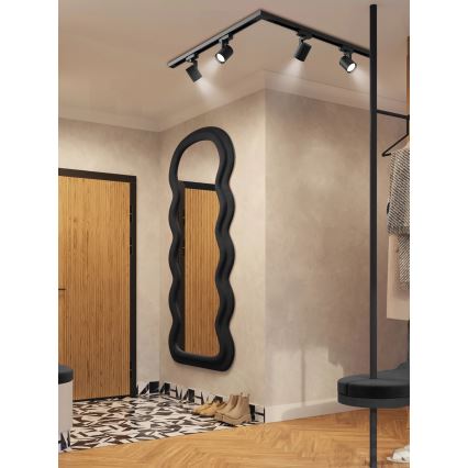 Brilagi - HUSKY track-mounted spotlight 4x GU10/10W/230V, black