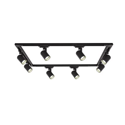 Brilagi - HUSKY track-mounted spotlight 8xGU10/10W/230V black