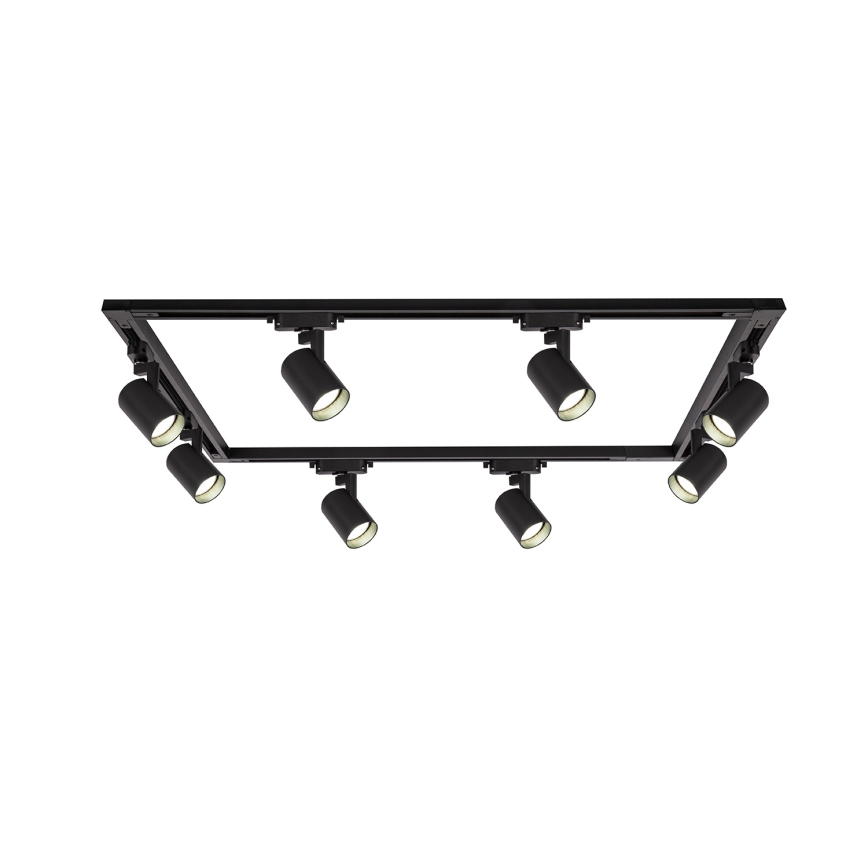 Brilagi - HUSKY track-mounted spotlight 8xGU10/10W/230V black