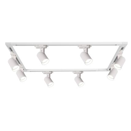 Brilagi - HUSKY track-mounted spotlight 8xGU10/10W/230V white