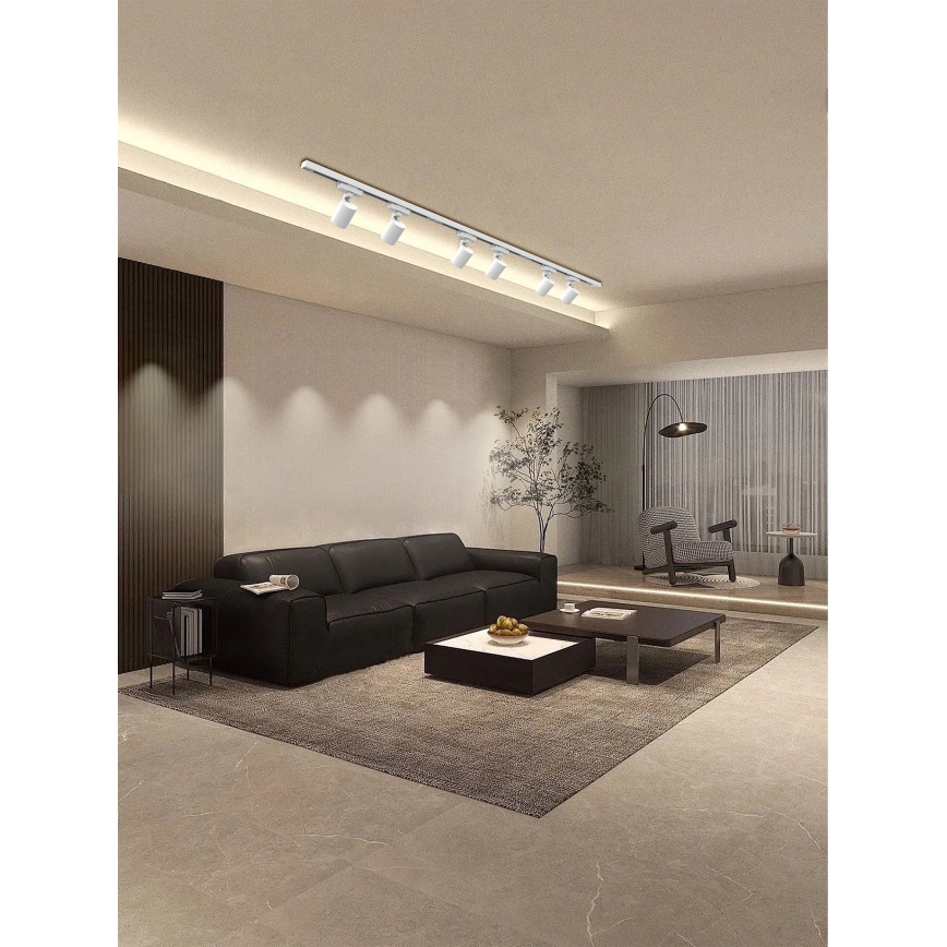 Brilagi - HUSKY Track Spotlight, 6xGU10/10W/230V, White