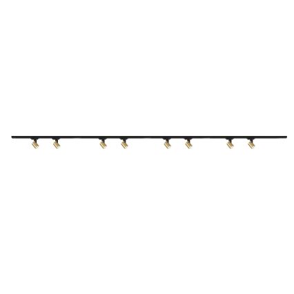 Brilagi - HUSKY Track Spotlight, 8 x GU10 (10W) / 230V, Black/Gold