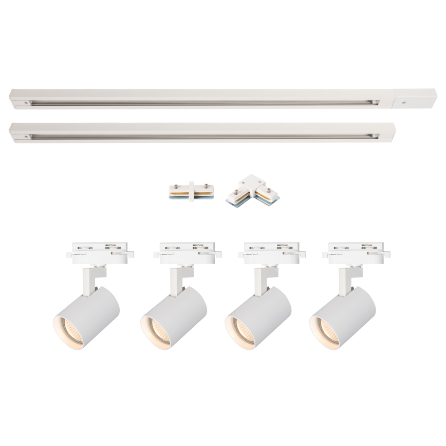 Brilagi - HUSKY track system spotlight, 4x GU10/10W/230V, white
