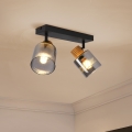 BRILAGI - HYGGE Spotlight 2xE14/15W/230V Black/Smoked