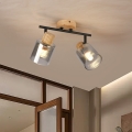BRILAGI - HYGGE Spotlight 2xE14/15W/230V Wood/Smoked