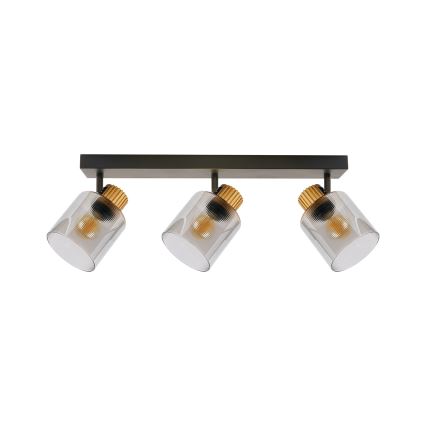 Brilagi - HYGGE spotlight 3xE14/15W/230V black/smoked