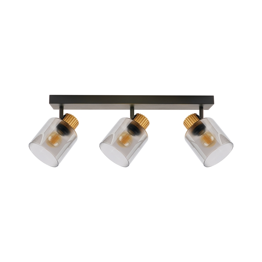 Brilagi - HYGGE spotlight 3xE14/15W/230V black/smoked