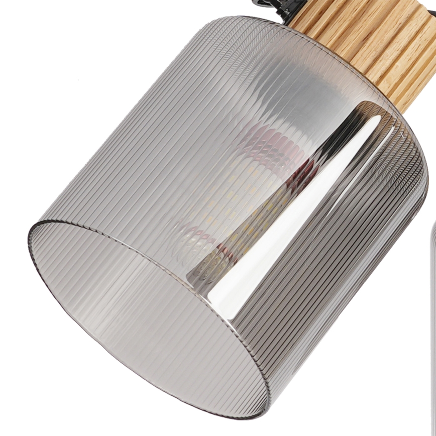 Brilagi - HYGGE Spotlight 3xE14/15W/230V Rubberwood/Smoked