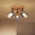 BRILAGI - HYGGE Spotlight 3xE14/15W/230V Wood/Smoked