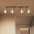 BRILAGI - HYGGE Spotlight 4x E14/15W/230V, Wood/Smoked