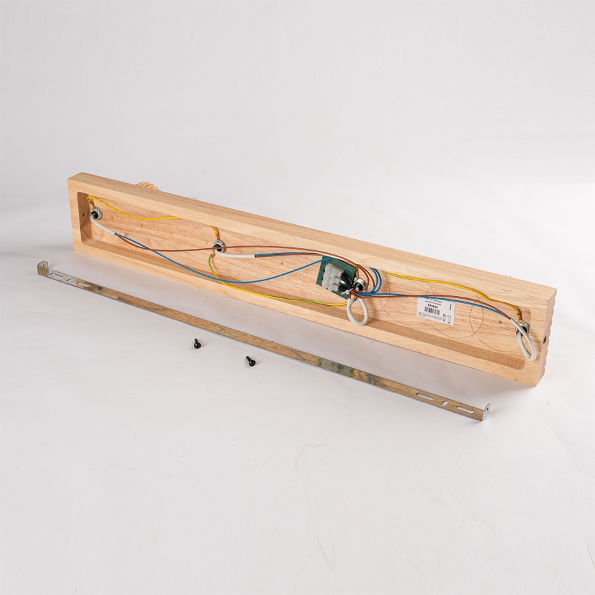 Brilagi - HYGGE Spotlight 4xE14/15W/230V Rubberwood/Smoked