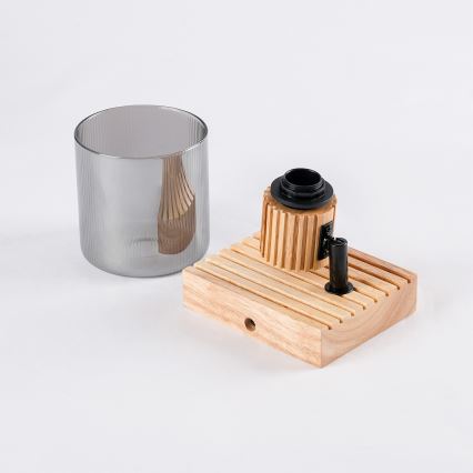 Brilagi - HYGGE Wall-mounted Spotlight 1xE14/15W/230V Wood/Smoked