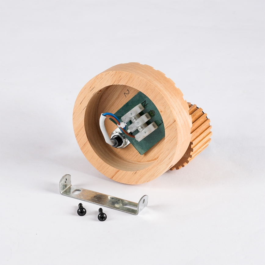 Brilagi - HYGGE Wall Spotlight 1xE14/15W/230V Wood/Smoked