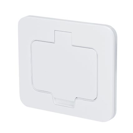 BRILAGI - INBOX IP55 Built-in Kitchen Outlet, White, Rectangular