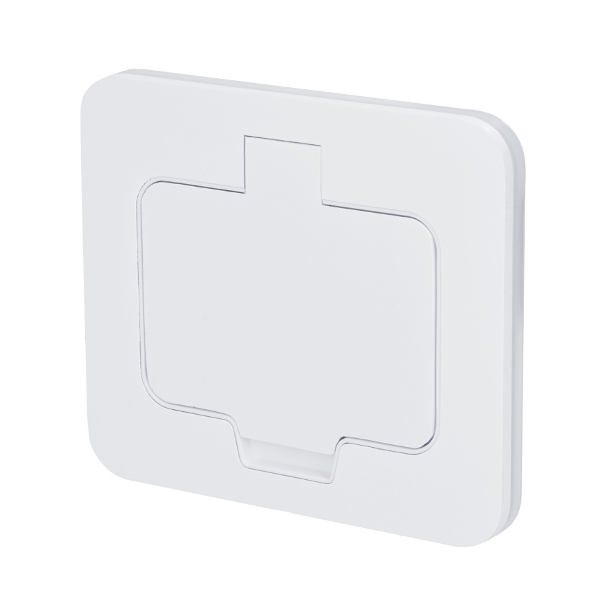 BRILAGI - INBOX IP55 Built-in Kitchen Outlet, White, Rectangular