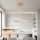 Brilagi - INFINITY LED Dimmable Cable Pendant Light, 55W/230V, 3000-6000K, 50x50 cm, Gold + Remote Control