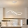 Brilagi - INFINITY LED Dimmable Cable Pendant Light LED/80W/230V 3000–6000K 80×80 cm White + Remote Control