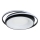 Brilagi - IRIS Dimmable LED Ceiling Light 84W/230V 3000–6000K 47x51 cm Black + Remote Control
