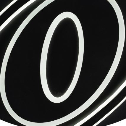 BRILAGI - IRIS Dimmable LED Ceiling Light LED/78W/230V 3000-6000K 37x49 cm Black + Remote Control