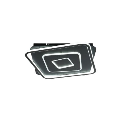 Brilagi - Dimmable LED ceiling light IRIS LED/98W/230V 3000-6000K 50x50 cm black + remote control