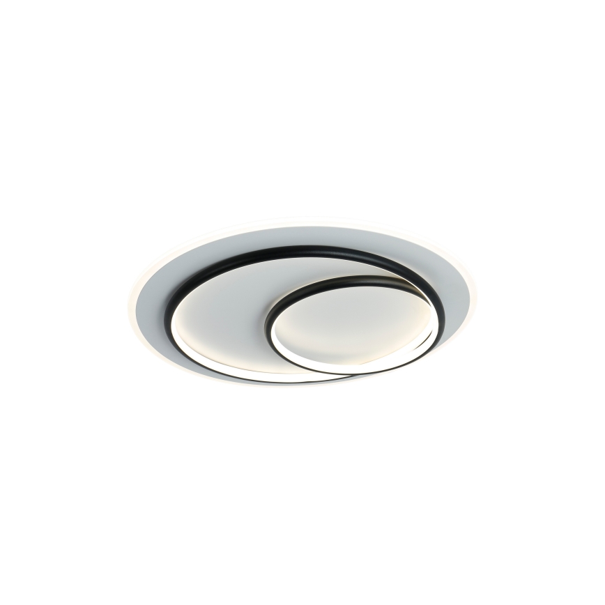 Brilagi - IRIS Dimmable LED Ceiling Light LED/70W/230V 3000–6000K Ø 50 cm White/Black + Remote Control