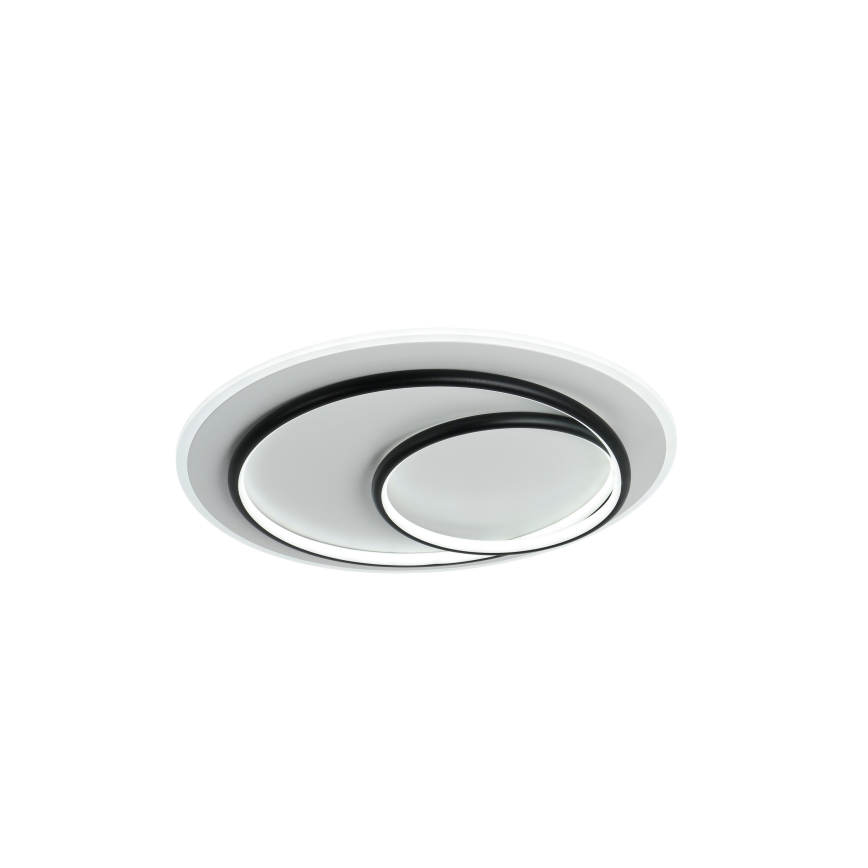 Brilagi - IRIS Dimmable LED Ceiling Light LED/70W/230V 3000–6000K Ø 50 cm White/Black + Remote Control